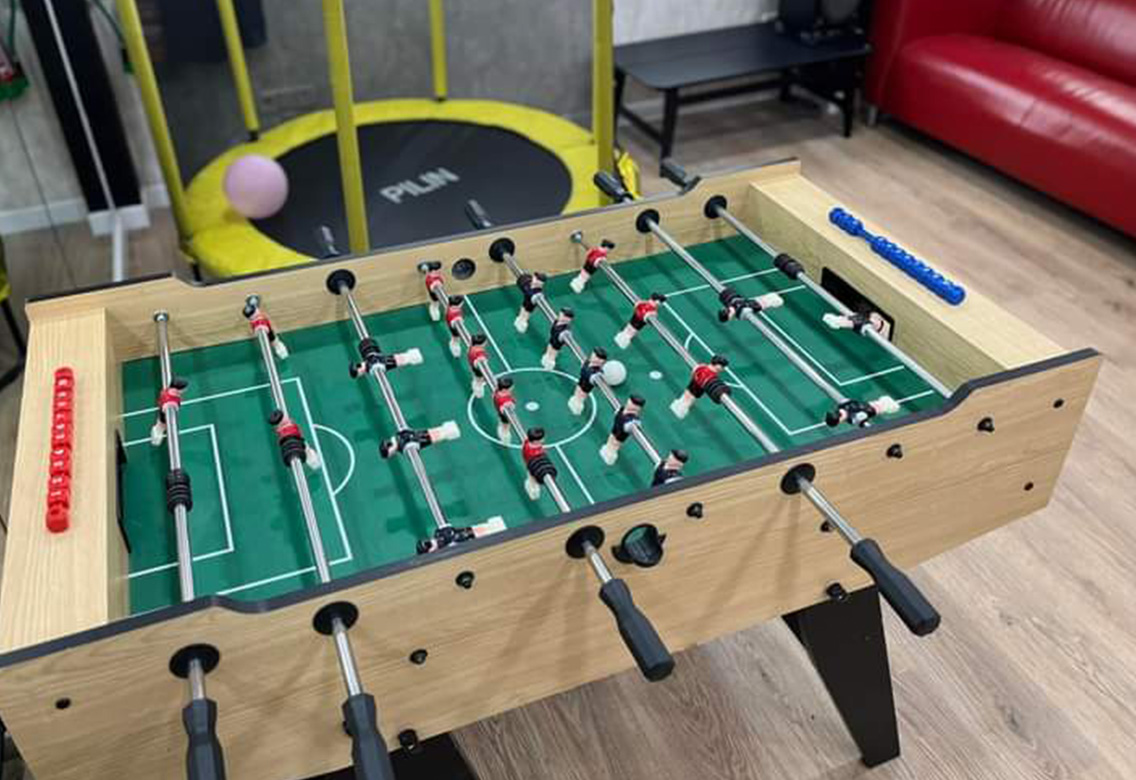 mesa de futbolín